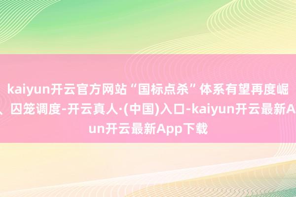 kaiyun开云官方网站“国标点杀”体系有望再度崛起！二、囚笼调度-开云真人·(中国)入口-kaiyun开云最新App下载