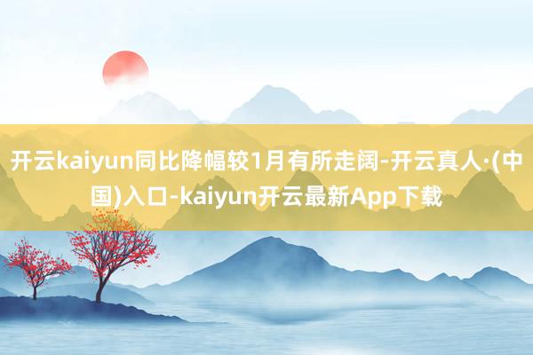 开云kaiyun同比降幅较1月有所走阔-开云真人·(中国)入口-kaiyun开云最新App下载