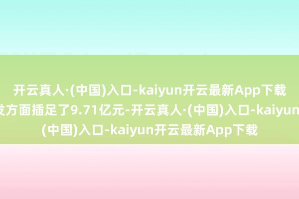 开云真人·(中国)入口-kaiyun开云最新App下载2024年公司在研发方面插足了9.71亿元-开云真人·(中国)入口-kaiyun开云最新App下载